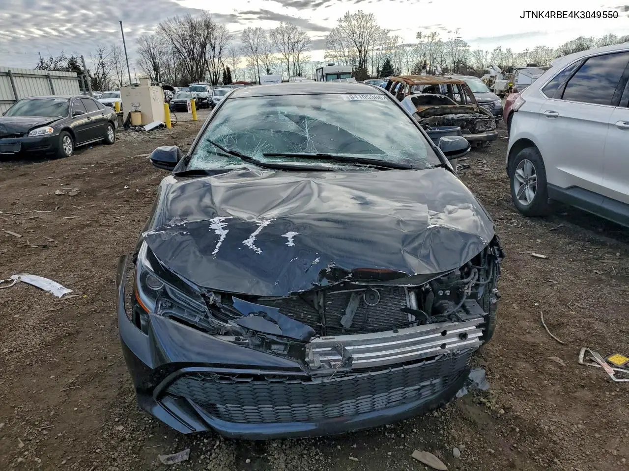 JTNK4RBE4K3049550 2019 Toyota Corolla Se