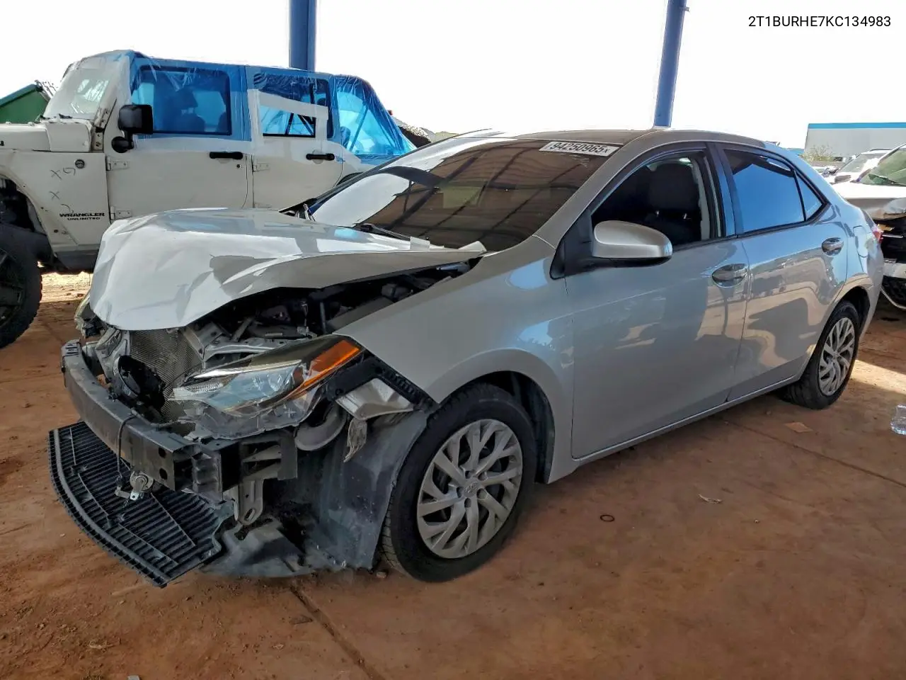 2T1BURHE7KC134983 2019 Toyota Corolla L