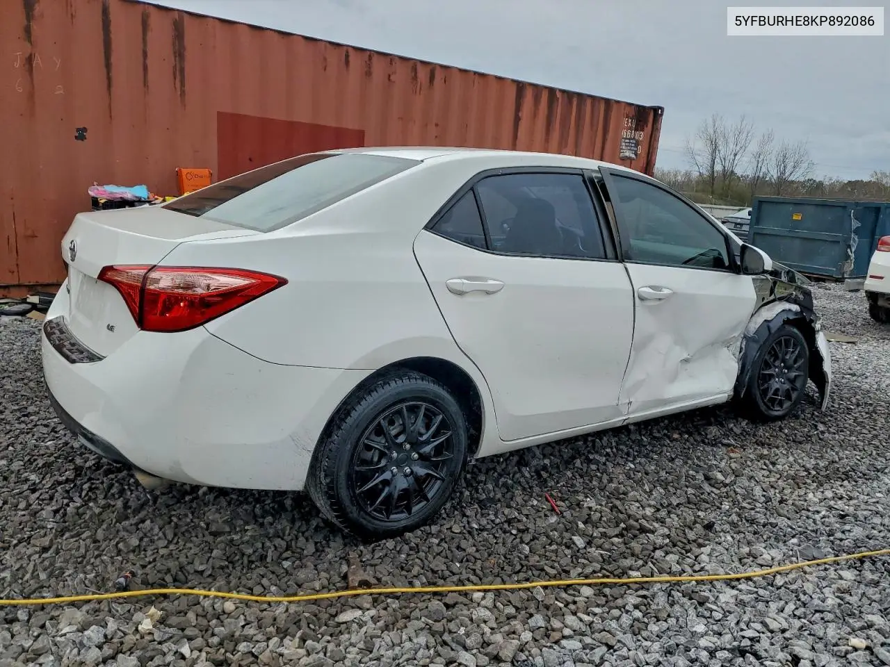 5YFBURHE8KP892086 2019 Toyota Corolla L