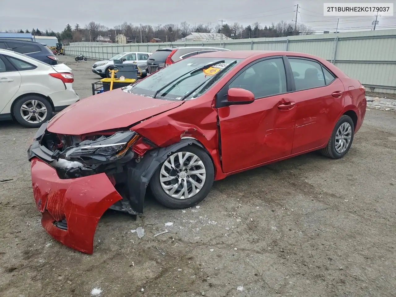 2T1BURHE2KC179037 2019 Toyota Corolla L
