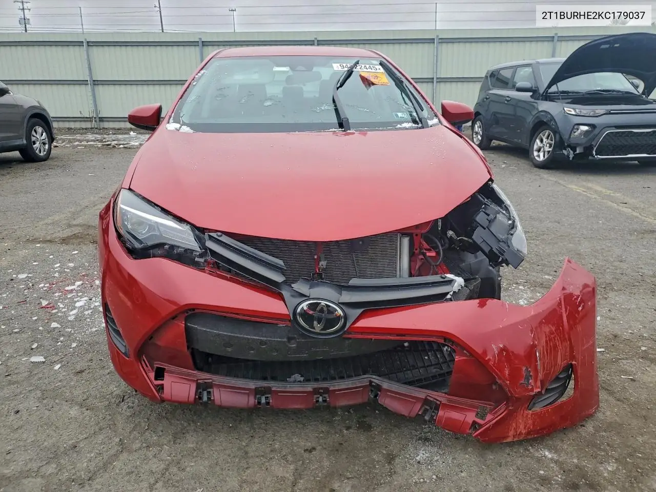 2T1BURHE2KC179037 2019 Toyota Corolla L