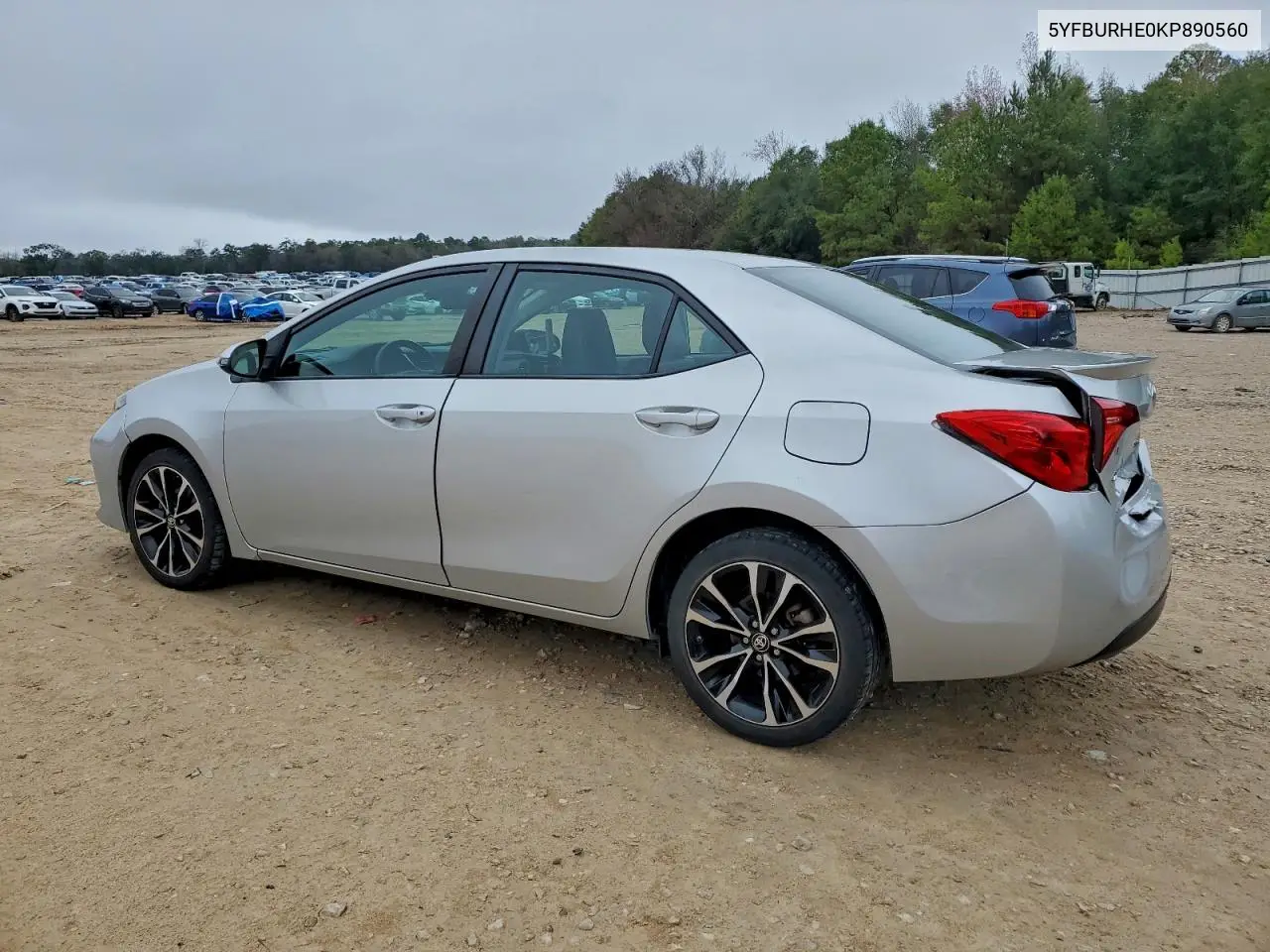 5YFBURHE0KP890560 2019 Toyota Corolla L