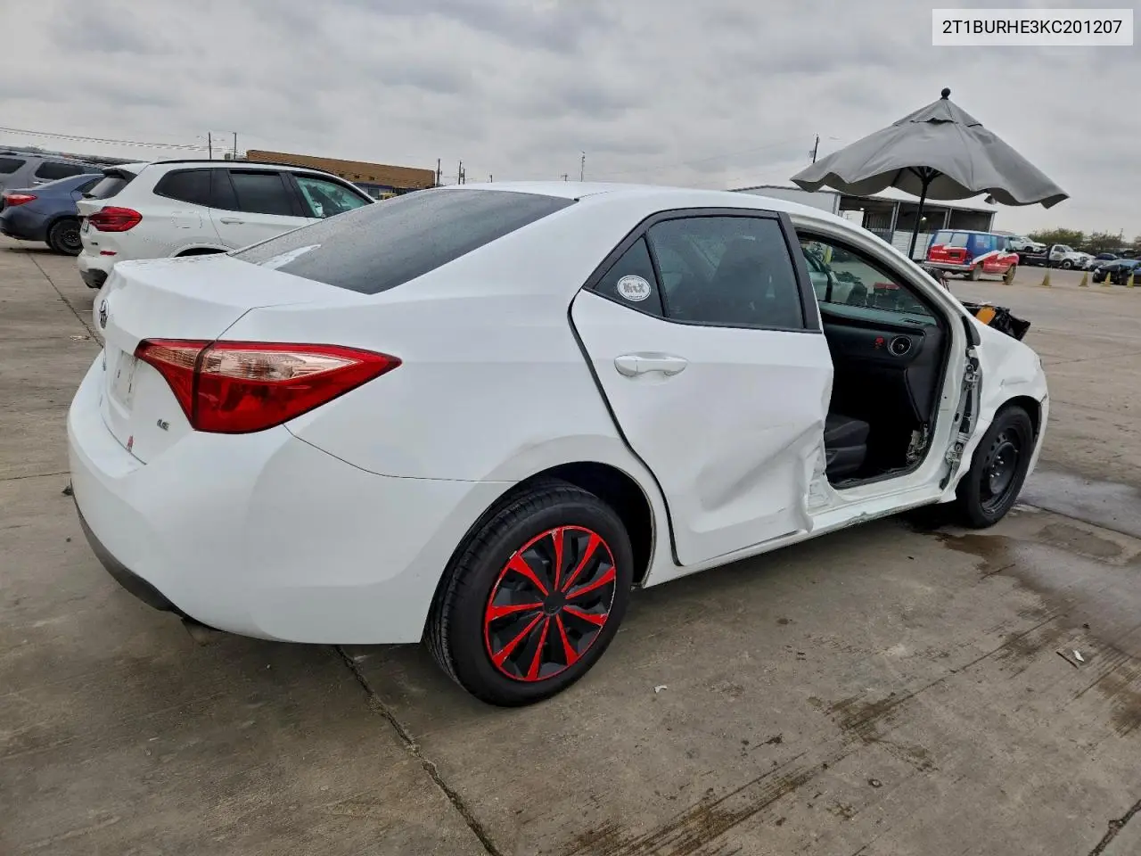 2T1BURHE3KC201207 2019 Toyota Corolla L