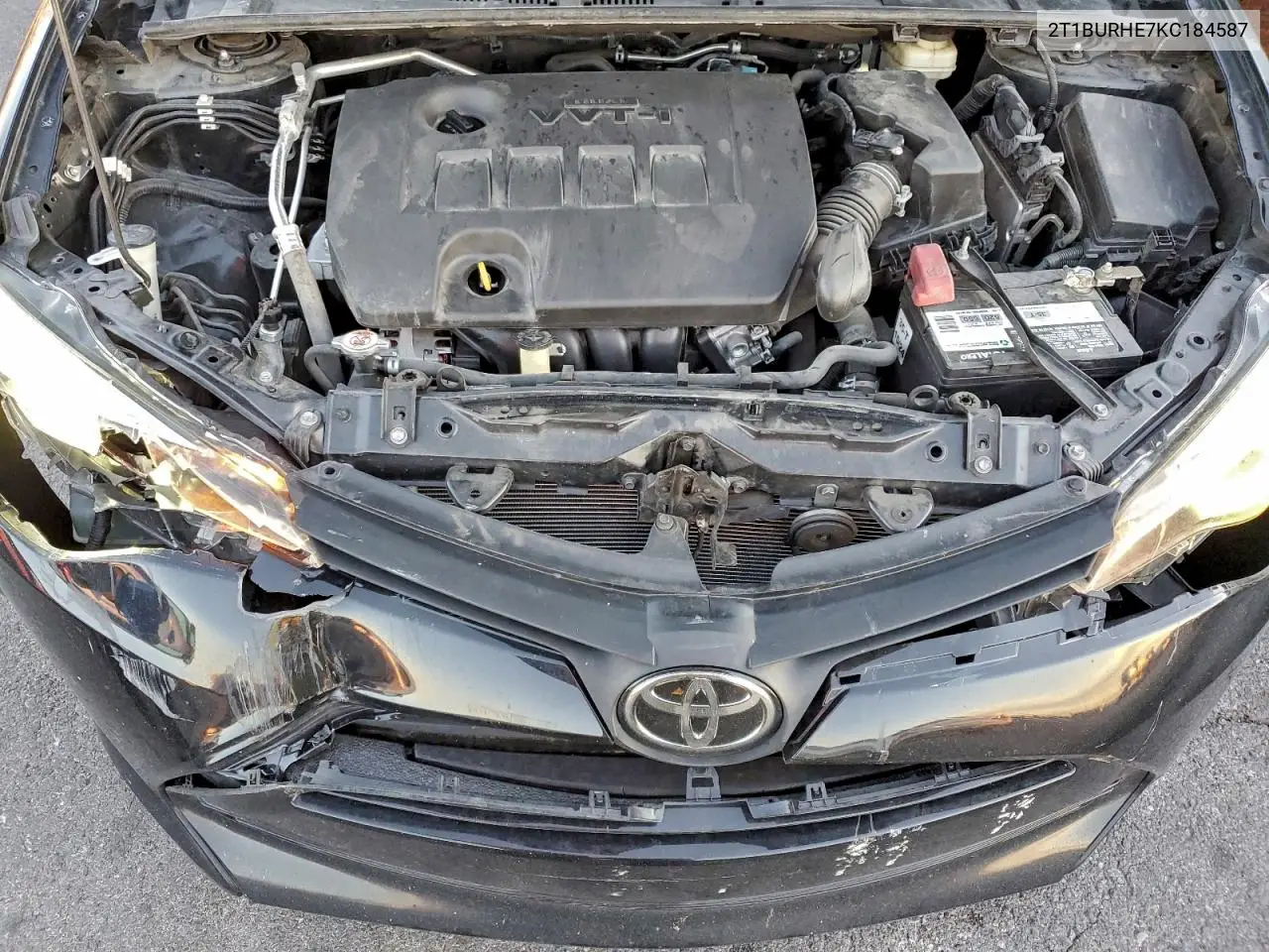 2T1BURHE7KC184587 2019 Toyota Corolla L