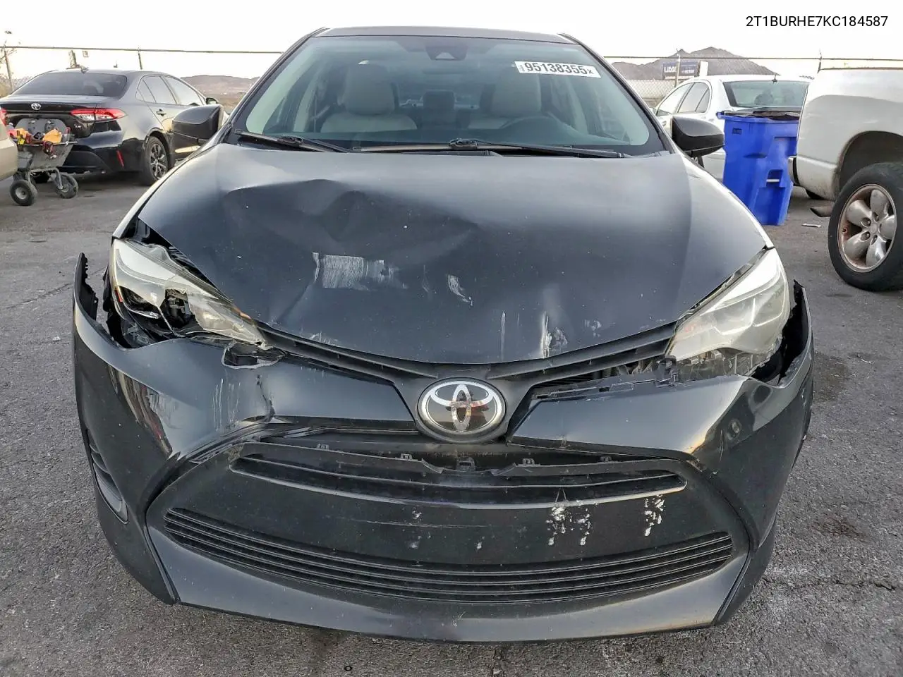 2T1BURHE7KC184587 2019 Toyota Corolla L