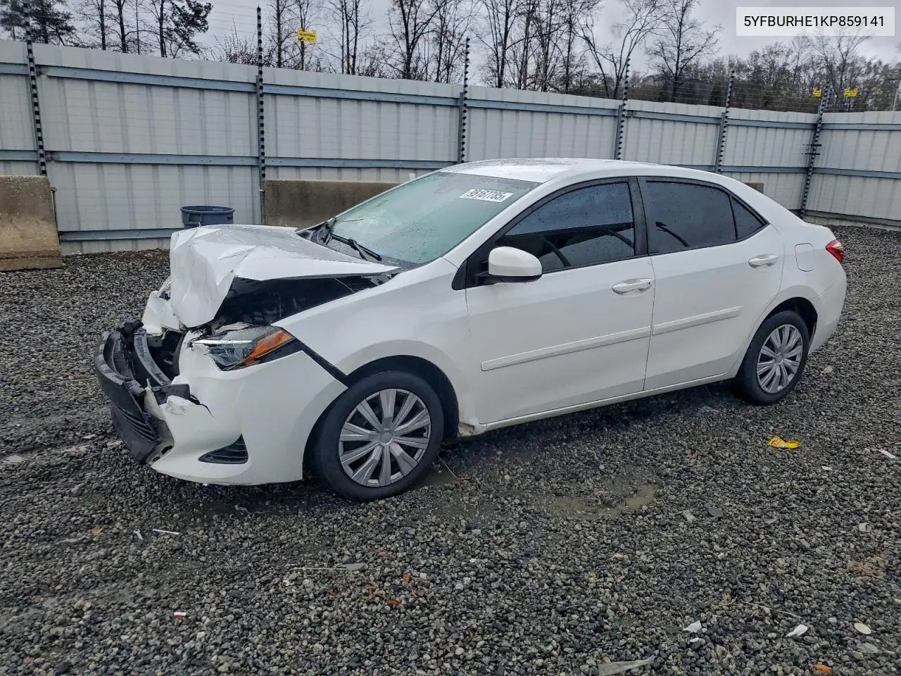 5YFBURHE1KP859141 2019 Toyota Corolla L