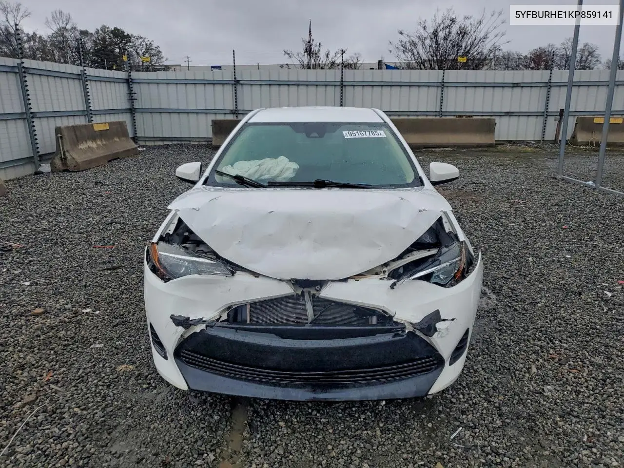 5YFBURHE1KP859141 2019 Toyota Corolla L