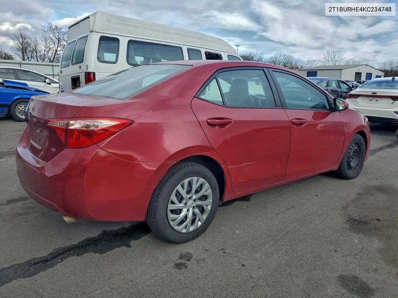 2T1BURHE4KC234748 2019 Toyota Corolla L