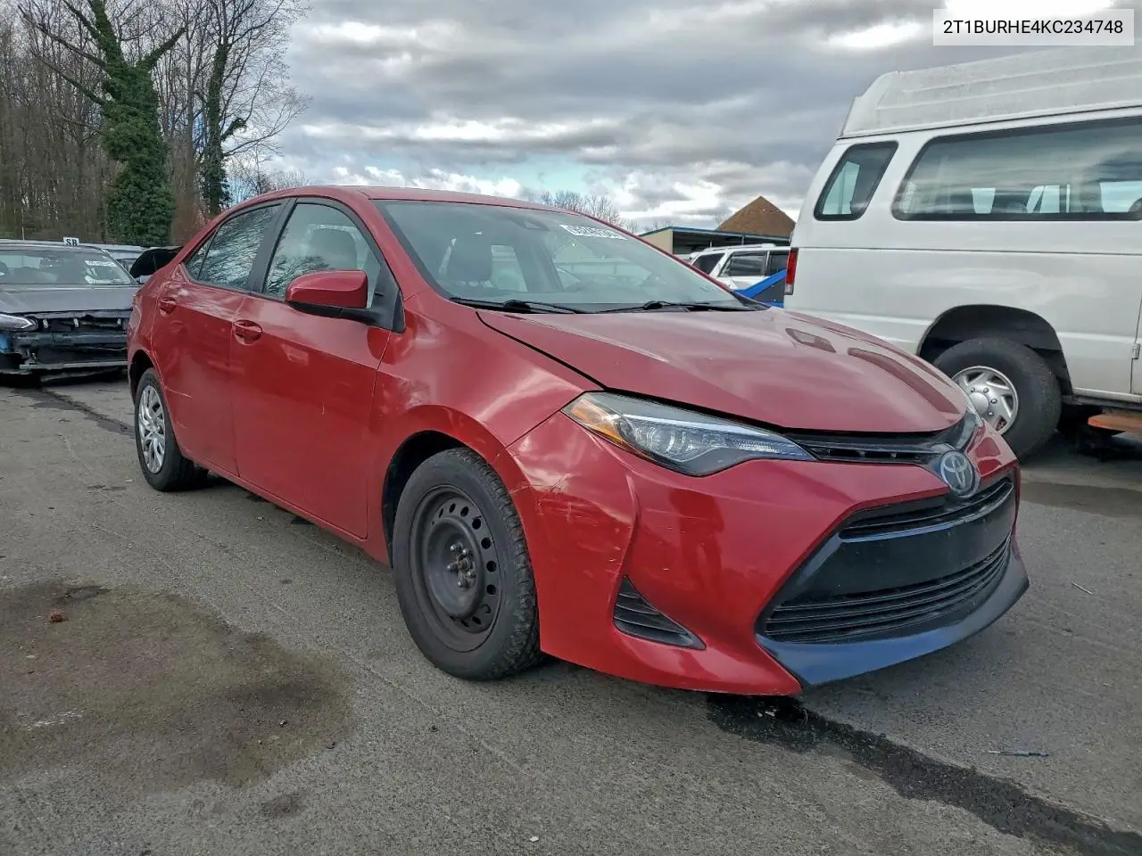 2T1BURHE4KC234748 2019 Toyota Corolla L