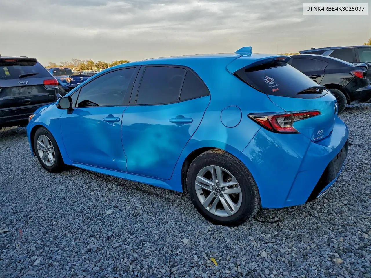 JTNK4RBE4K3028097 2019 Toyota Corolla Se
