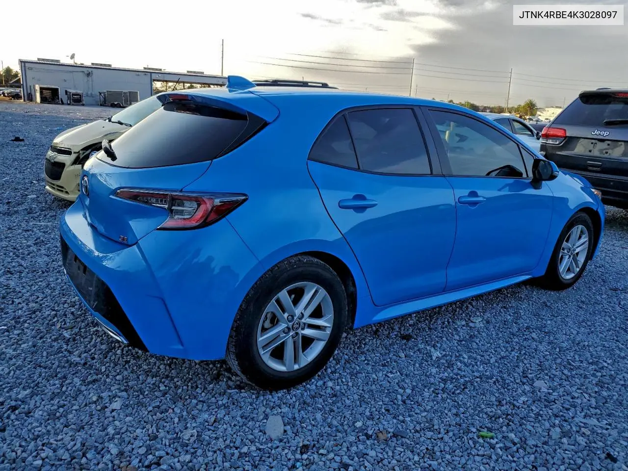 JTNK4RBE4K3028097 2019 Toyota Corolla Se
