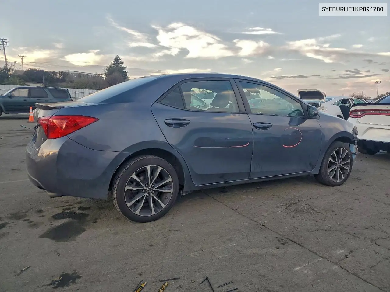 5YFBURHE1KP894780 2019 Toyota Corolla L