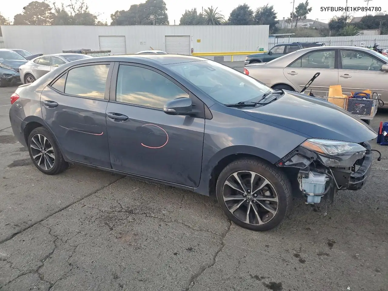5YFBURHE1KP894780 2019 Toyota Corolla L