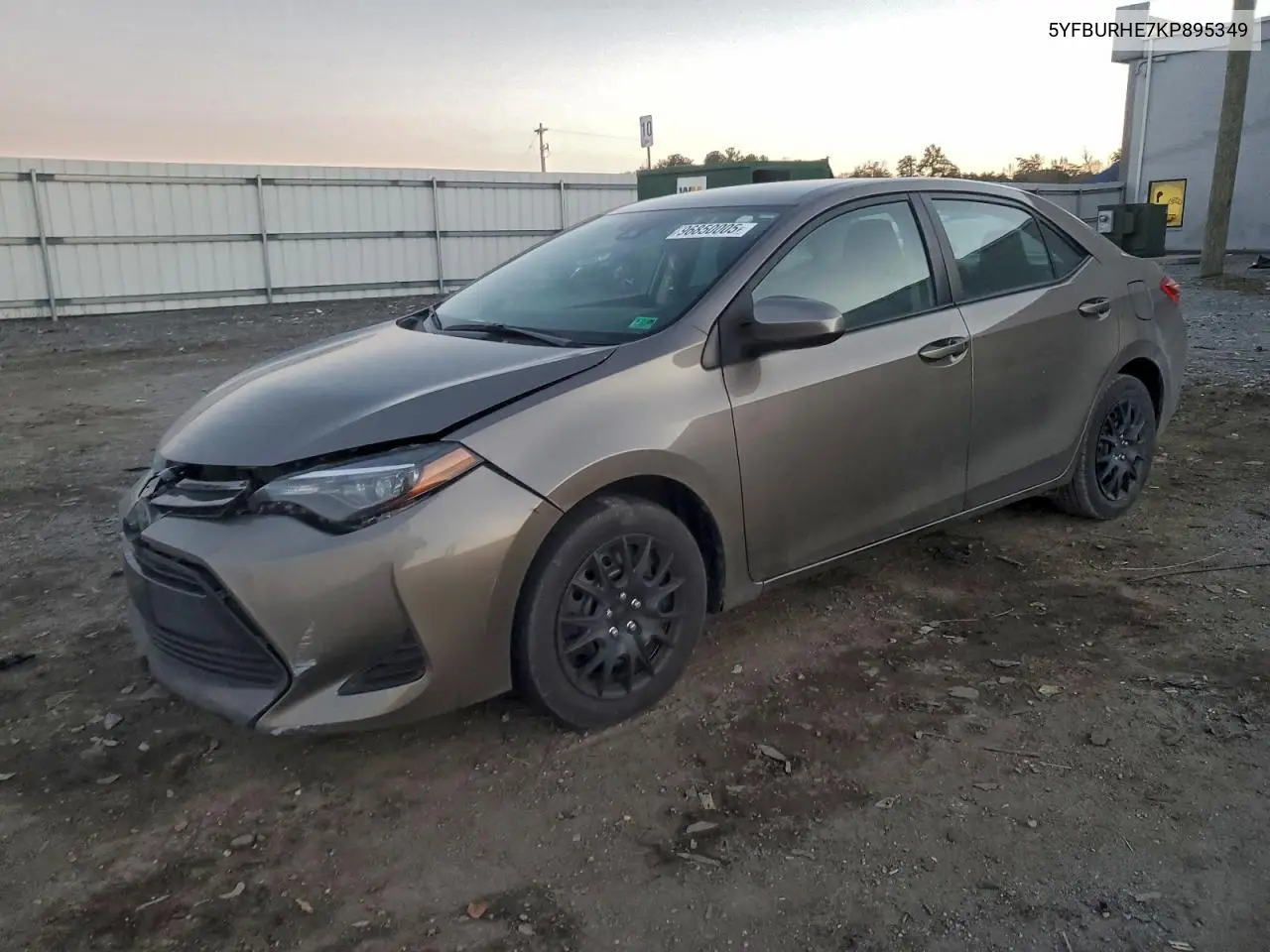 5YFBURHE7KP895349 2019 Toyota Corolla L