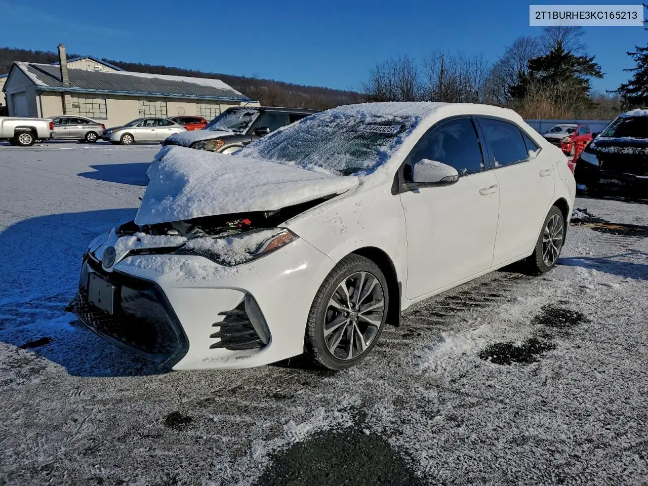 2T1BURHE3KC165213 2019 Toyota Corolla L