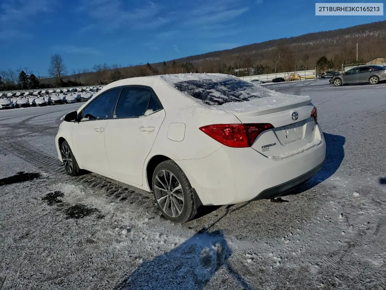 2T1BURHE3KC165213 2019 Toyota Corolla L