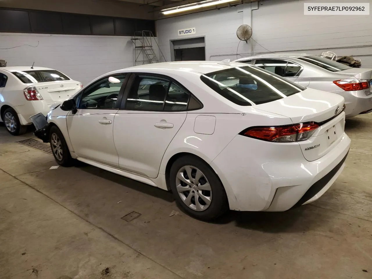 2020 Toyota Corolla Le VIN: 5YFEPRAE7LP092962 Lot: 54021704