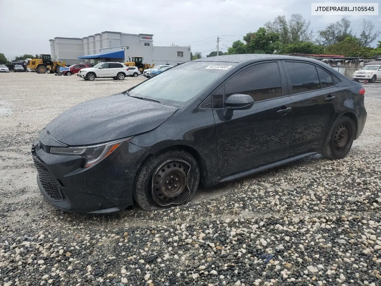 JTDEPRAE8LJ105545 2020 Toyota Corolla Le
