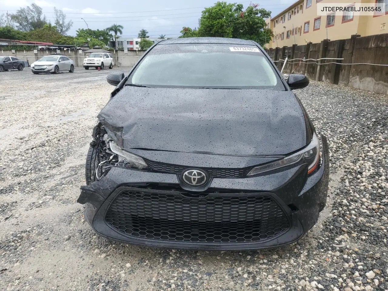 JTDEPRAE8LJ105545 2020 Toyota Corolla Le