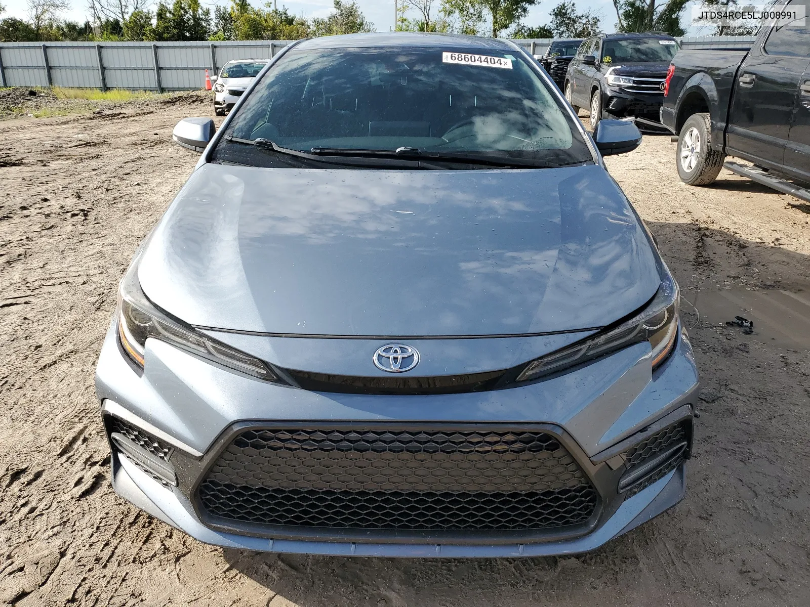 2020 Toyota Corolla Se VIN: JTDS4RCE5LJ008991 Lot: 68604404