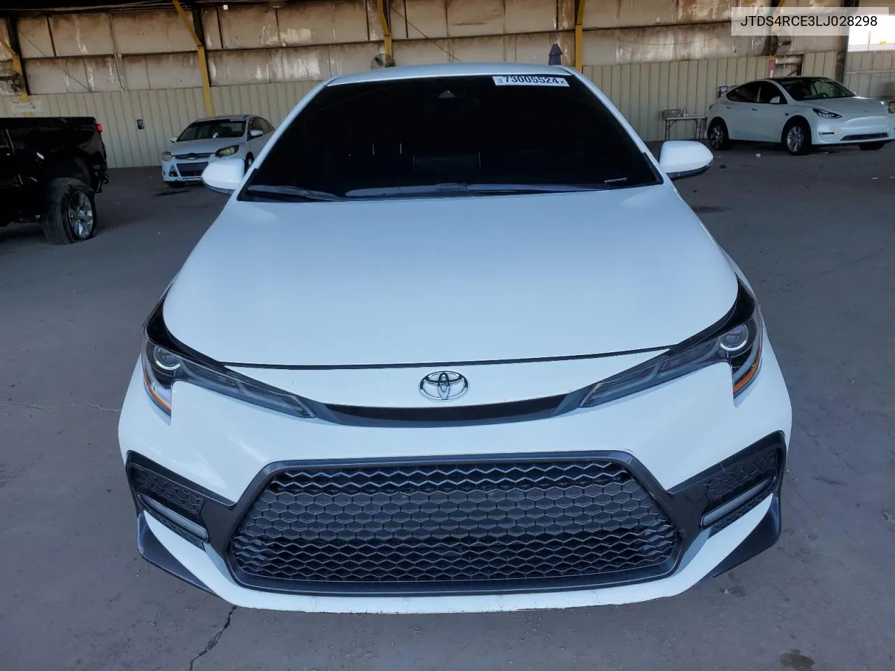 2020 Toyota Corolla Se VIN: JTDS4RCE3LJ028298 Lot: 73005524