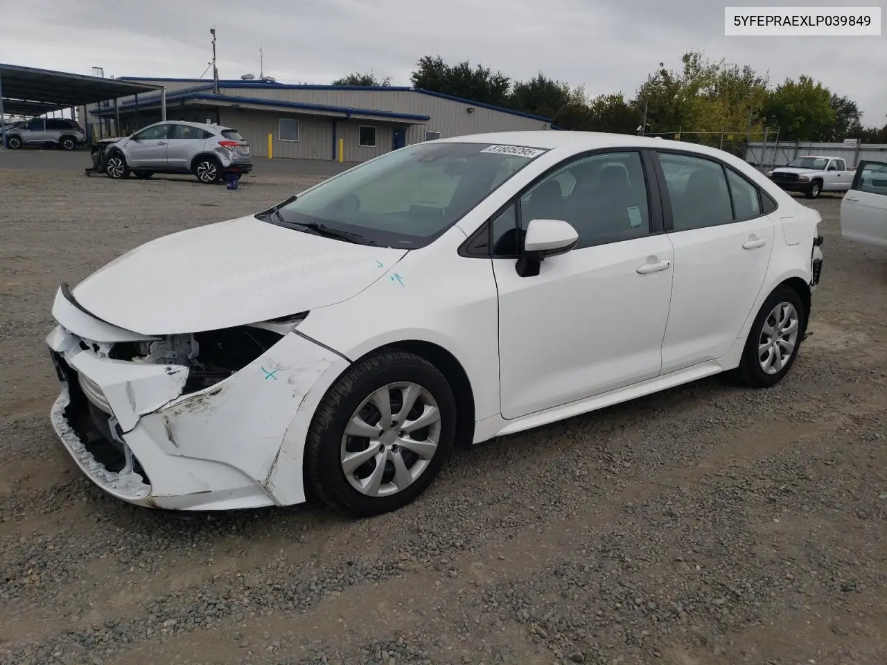 5YFEPRAEXLP039849 2020 Toyota Corolla Le