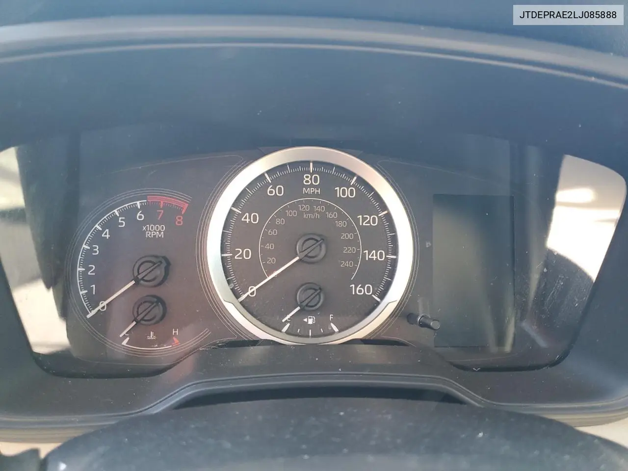 JTDEPRAE2LJ085888 2020 Toyota Corolla Le