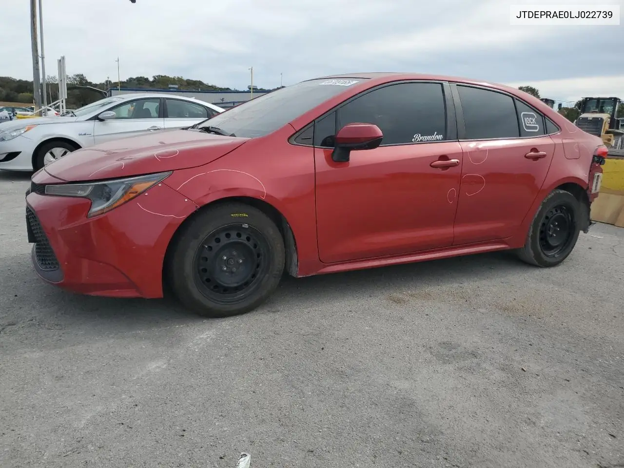 JTDEPRAE0LJ022739 2020 Toyota Corolla Le