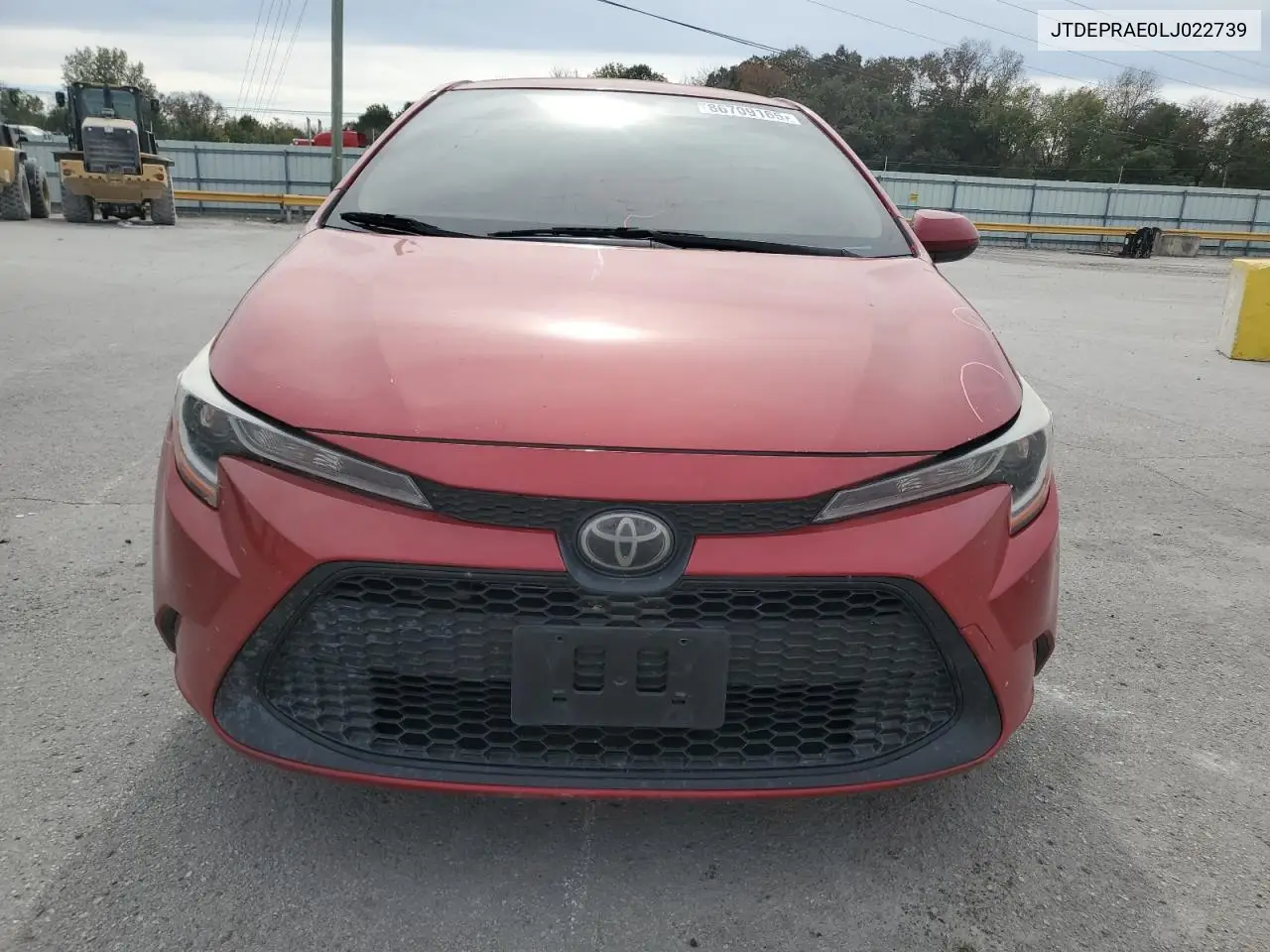 JTDEPRAE0LJ022739 2020 Toyota Corolla Le