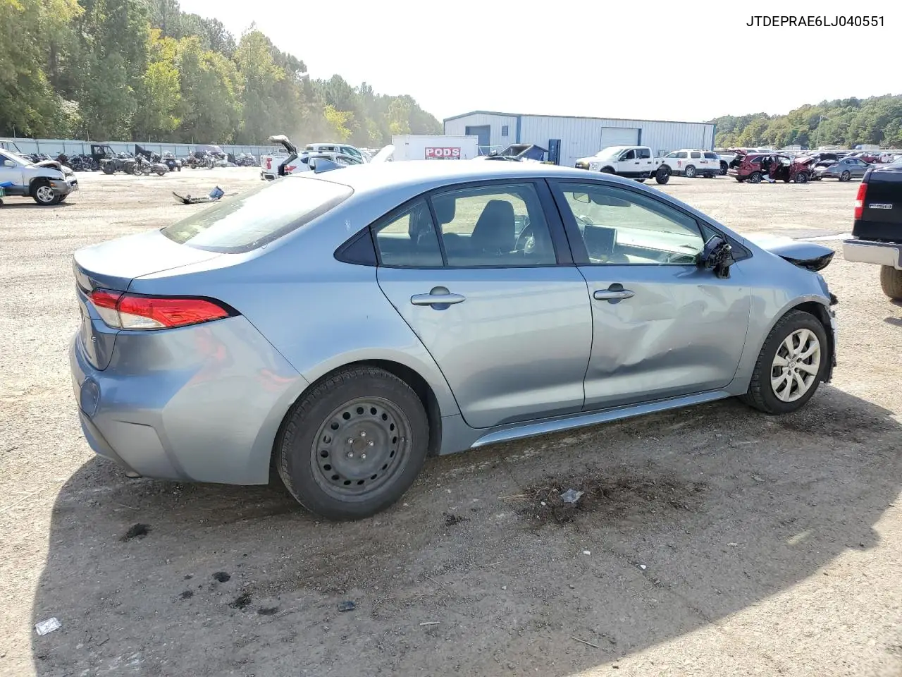 JTDEPRAE6LJ040551 2020 Toyota Corolla Le
