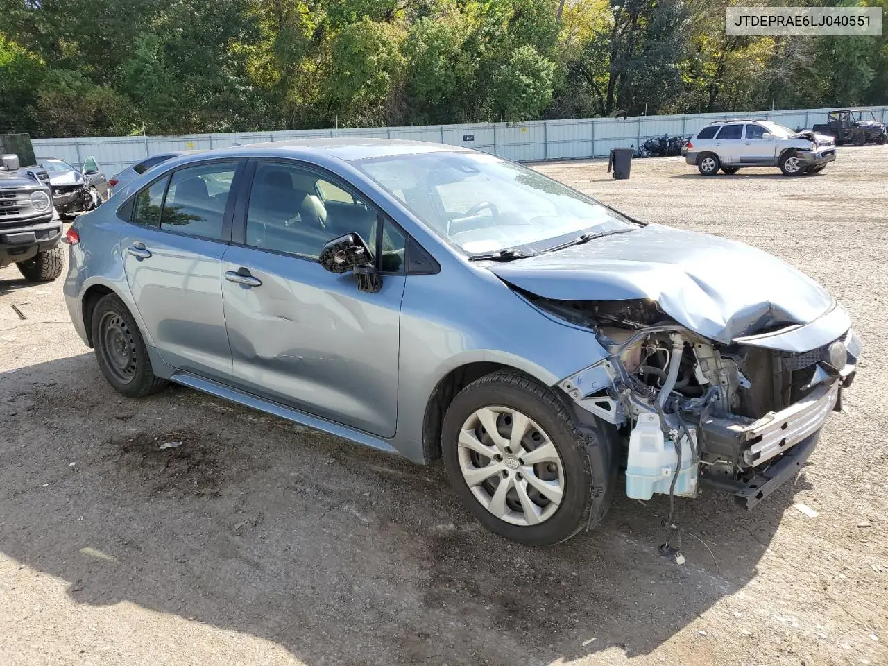 JTDEPRAE6LJ040551 2020 Toyota Corolla Le