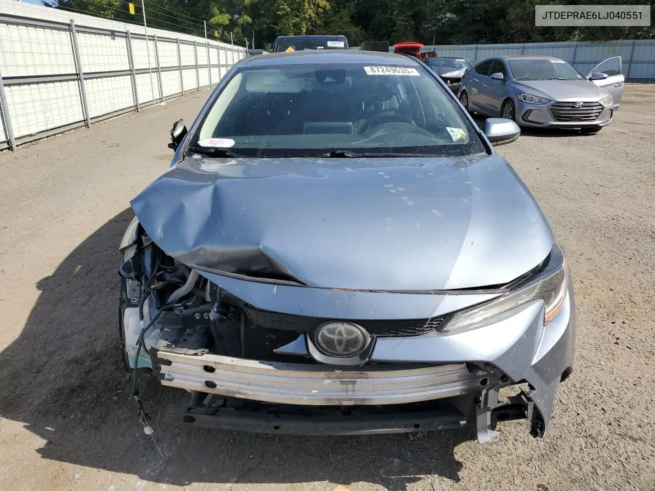 JTDEPRAE6LJ040551 2020 Toyota Corolla Le