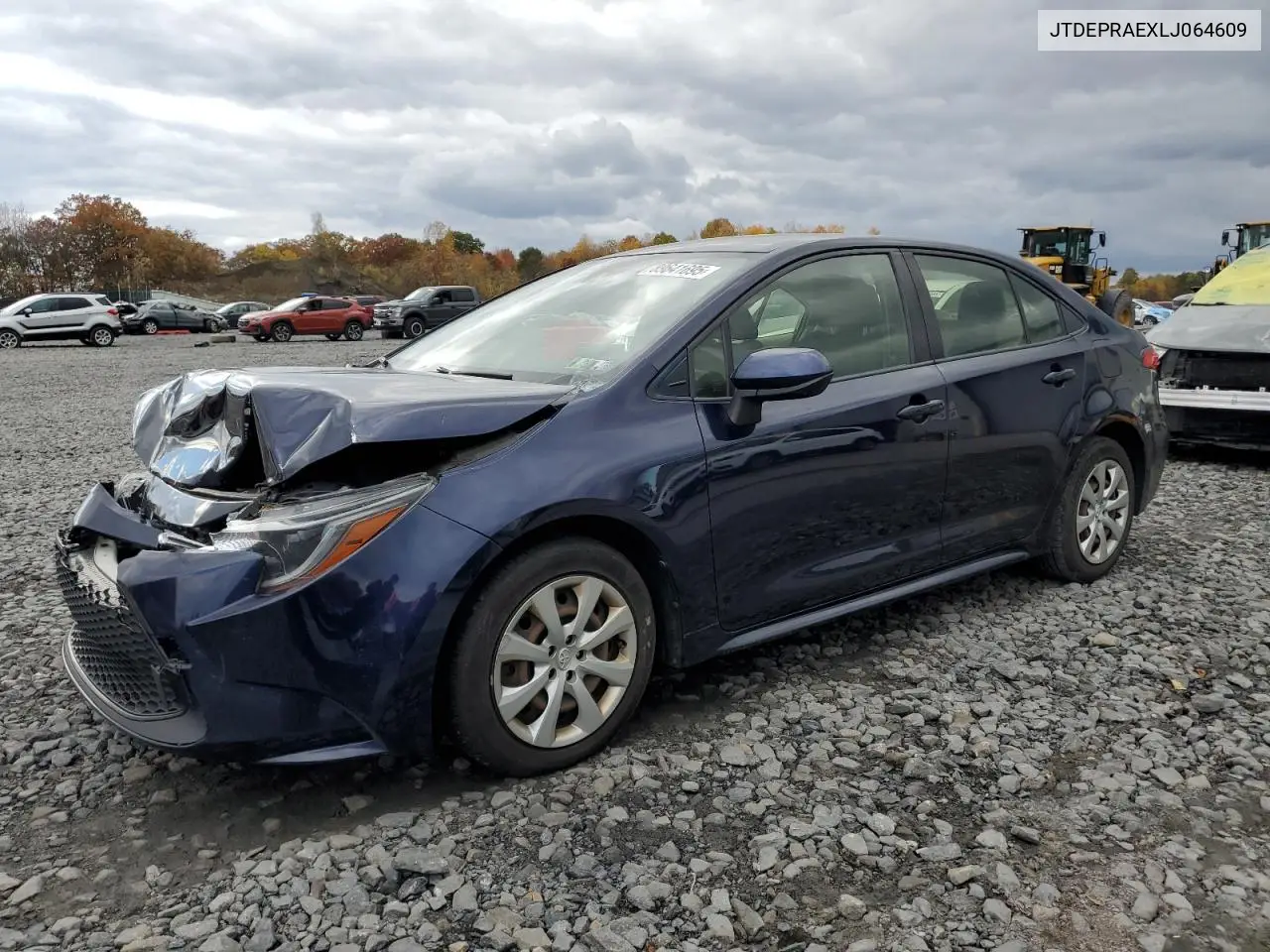 JTDEPRAEXLJ064609 2020 Toyota Corolla Le