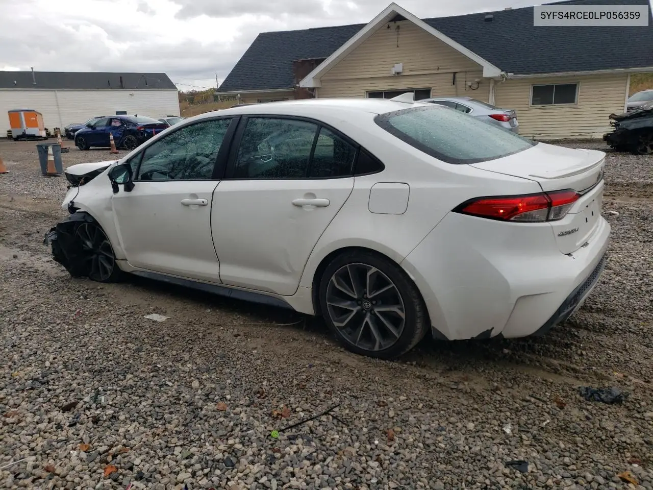 5YFS4RCE0LP056359 2020 Toyota Corolla Se