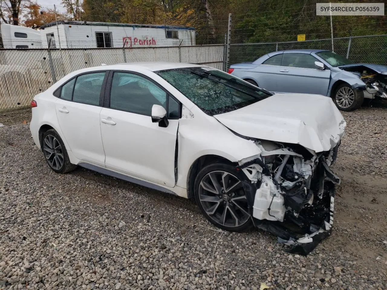5YFS4RCE0LP056359 2020 Toyota Corolla Se