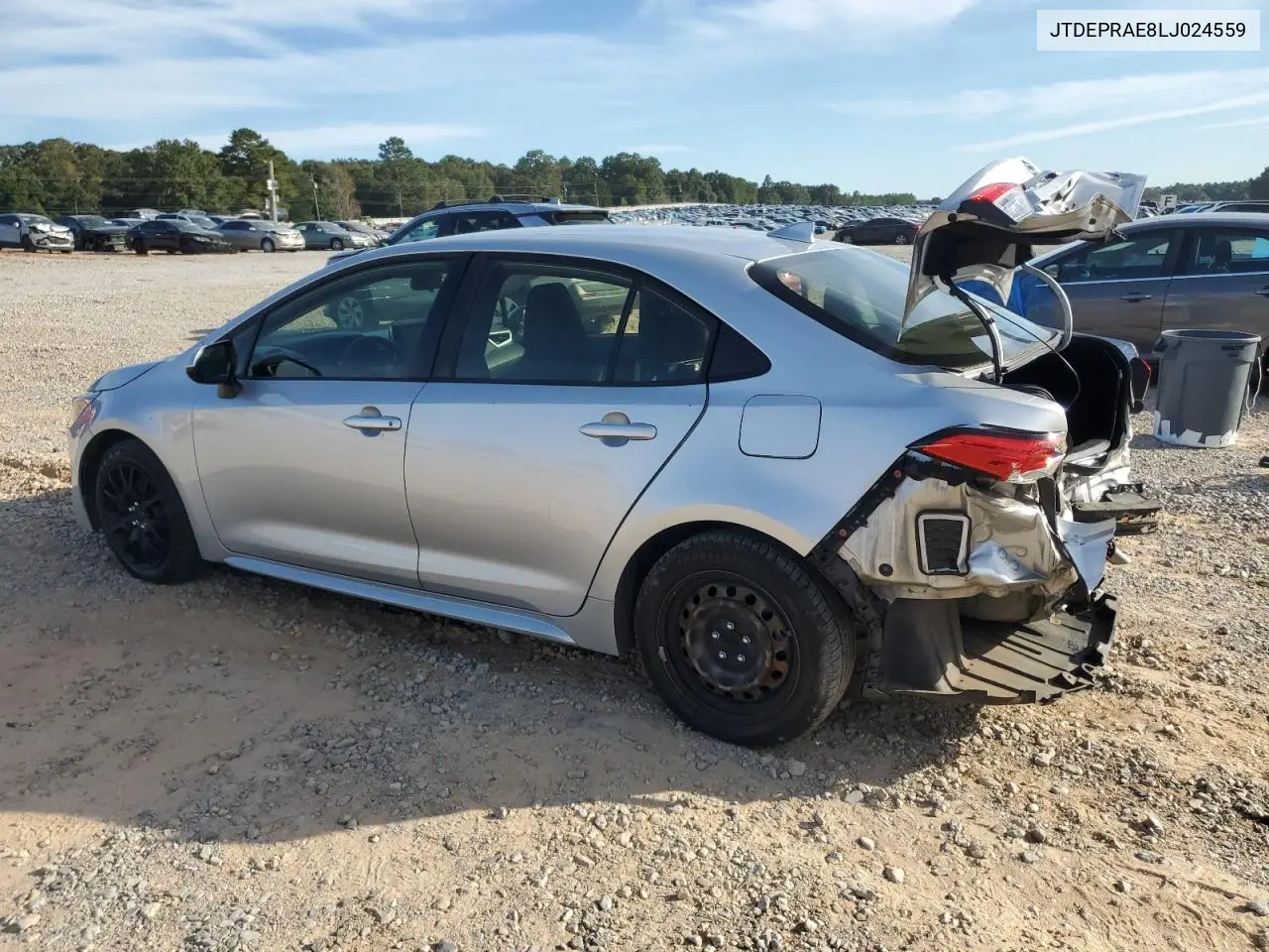 JTDEPRAE8LJ024559 2020 Toyota Corolla Le