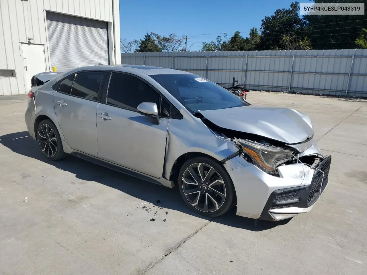 5YFP4RCE3LP043319 2020 Toyota Corolla Se