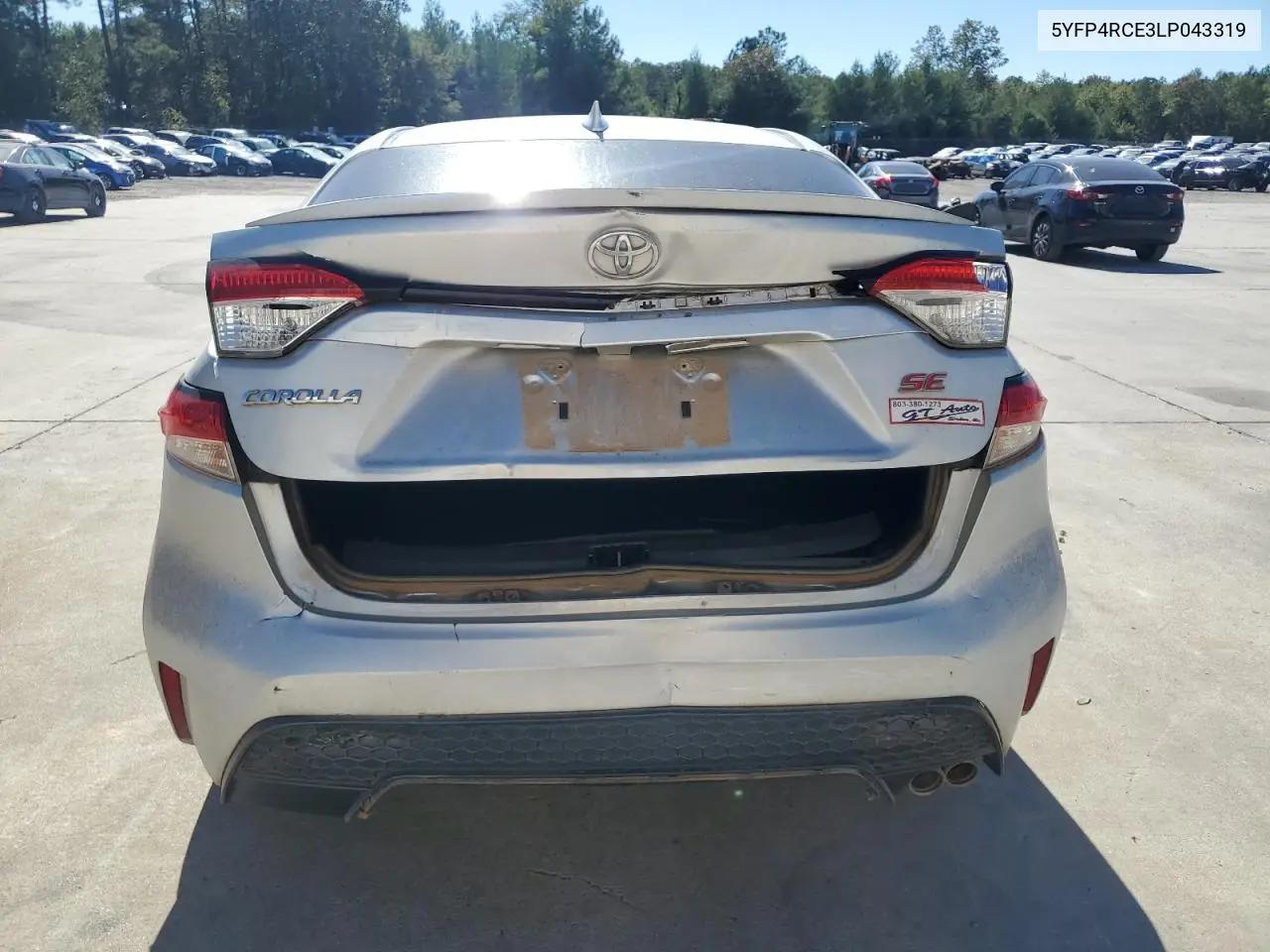5YFP4RCE3LP043319 2020 Toyota Corolla Se