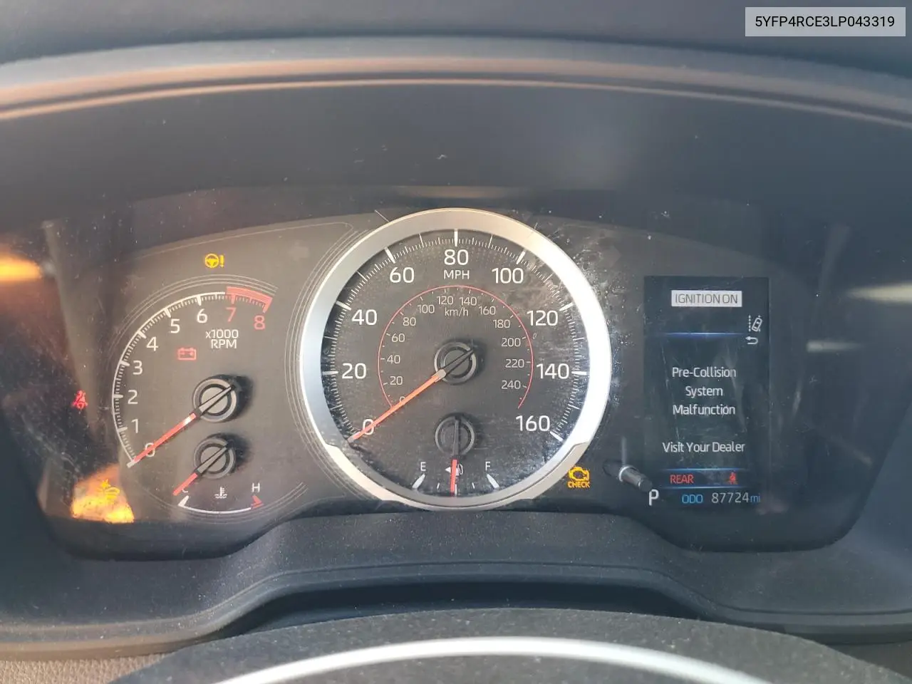 5YFP4RCE3LP043319 2020 Toyota Corolla Se