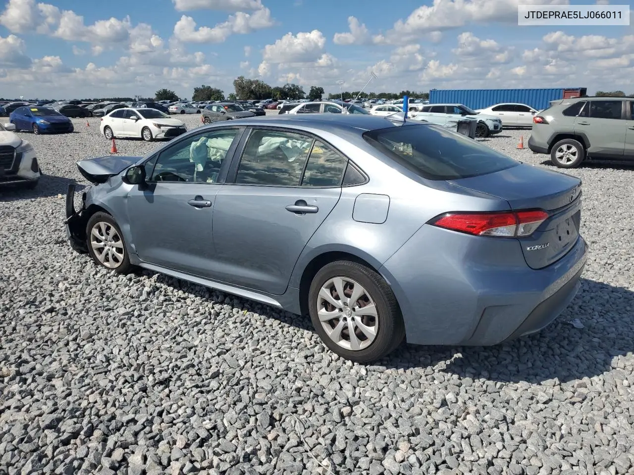 JTDEPRAE5LJ066011 2020 Toyota Corolla Le