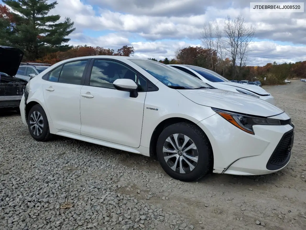 JTDEBRBE4LJ008520 2020 Toyota Corolla Le