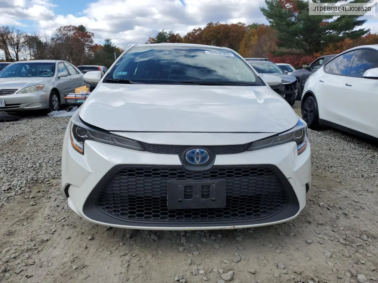JTDEBRBE4LJ008520 2020 Toyota Corolla Le