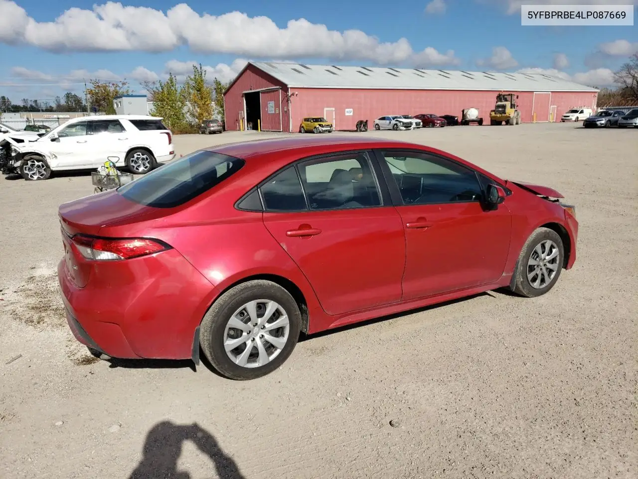5YFBPRBE4LP087669 2020 Toyota Corolla Le