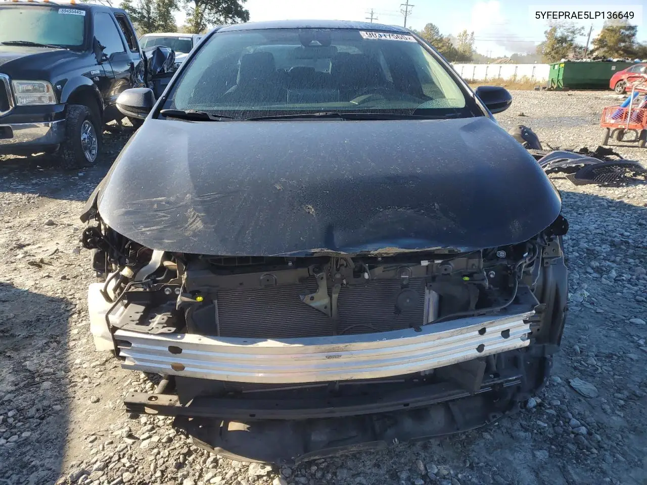 5YFEPRAE5LP136649 2020 Toyota Corolla Le