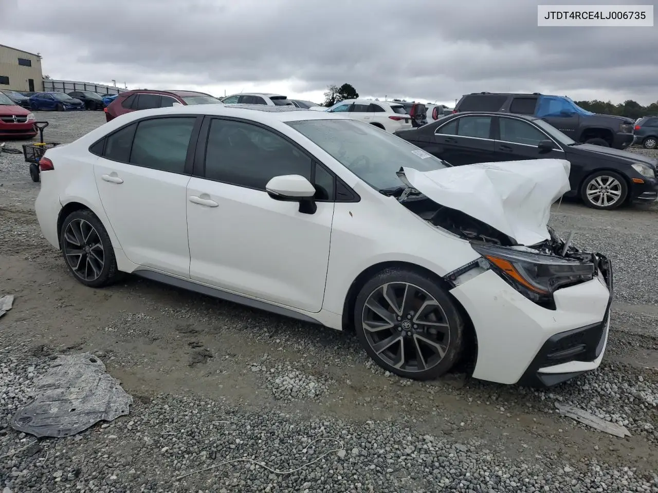 JTDT4RCE4LJ006735 2020 Toyota Corolla Xse