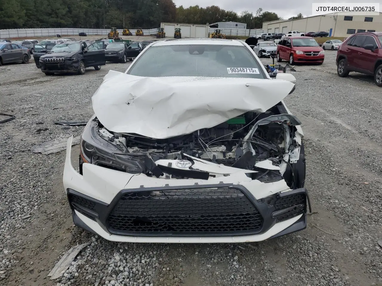 JTDT4RCE4LJ006735 2020 Toyota Corolla Xse