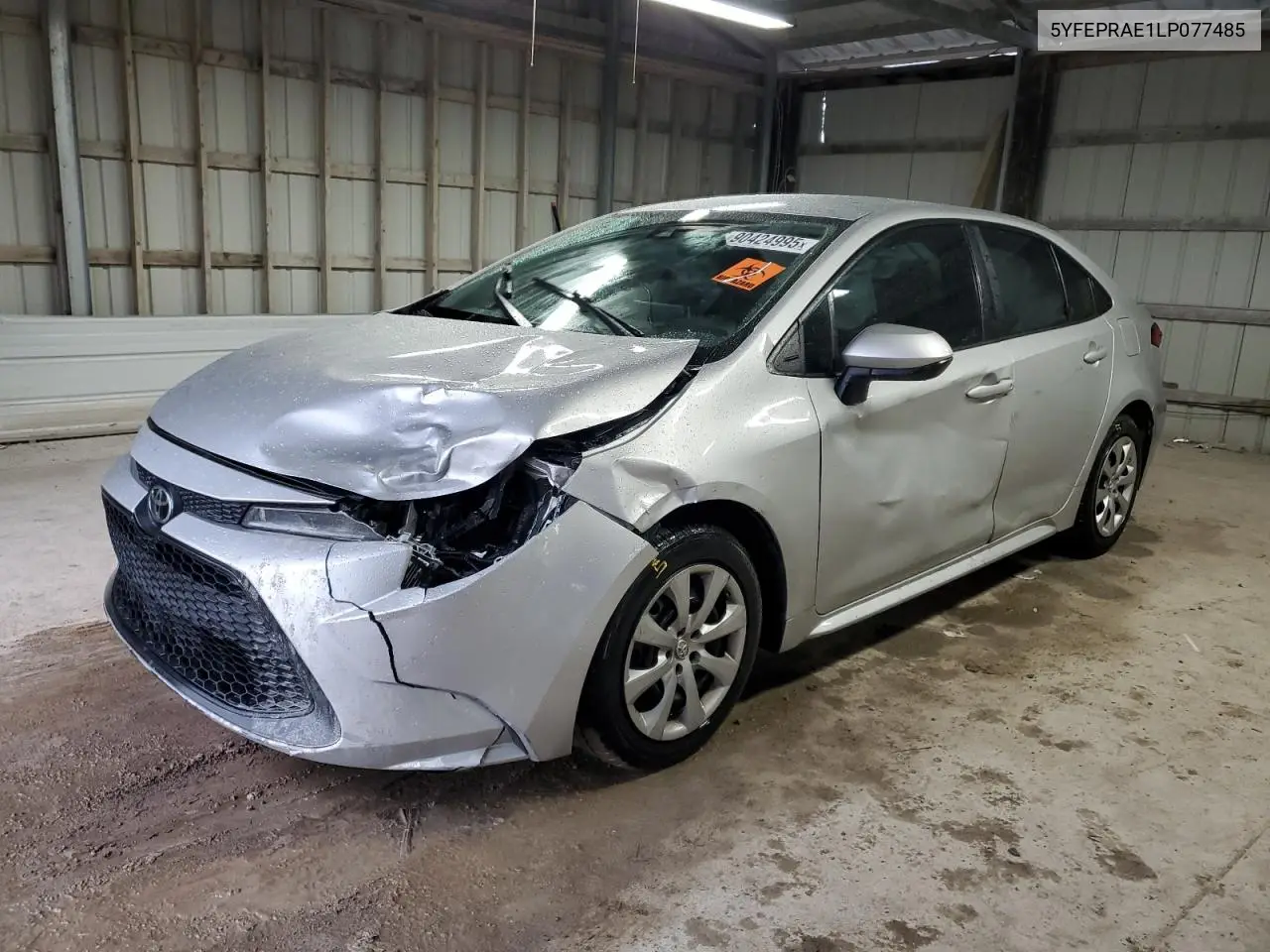 5YFEPRAE1LP077485 2020 Toyota Corolla Le