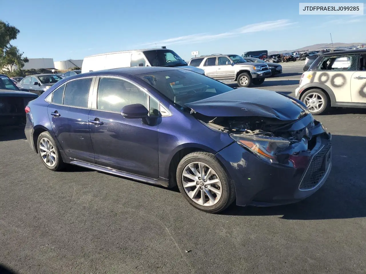 JTDFPRAE3LJ099285 2020 Toyota Corolla Xle