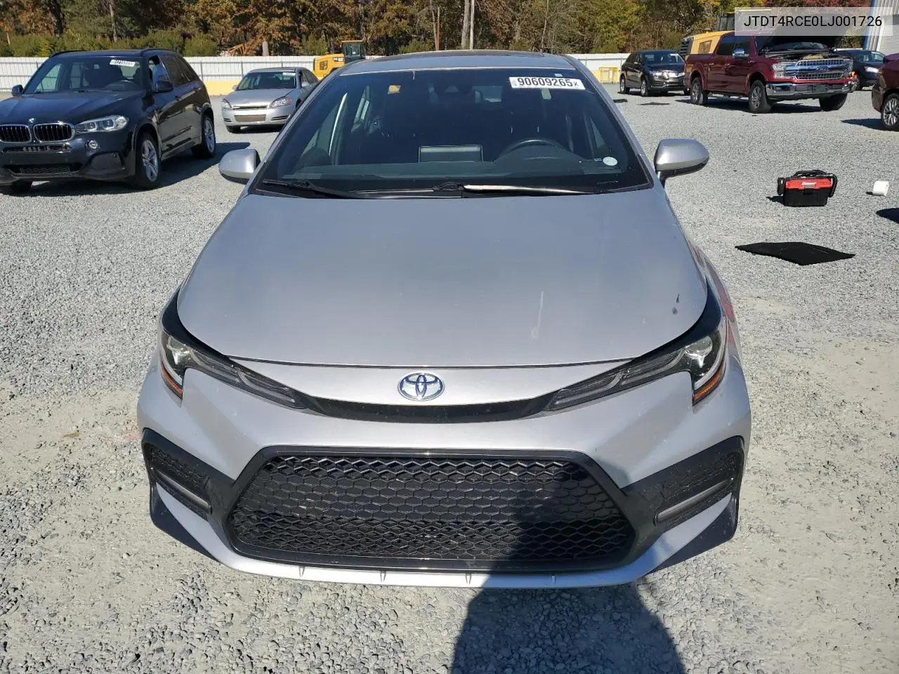 JTDT4RCE0LJ001726 2020 Toyota Corolla Xse