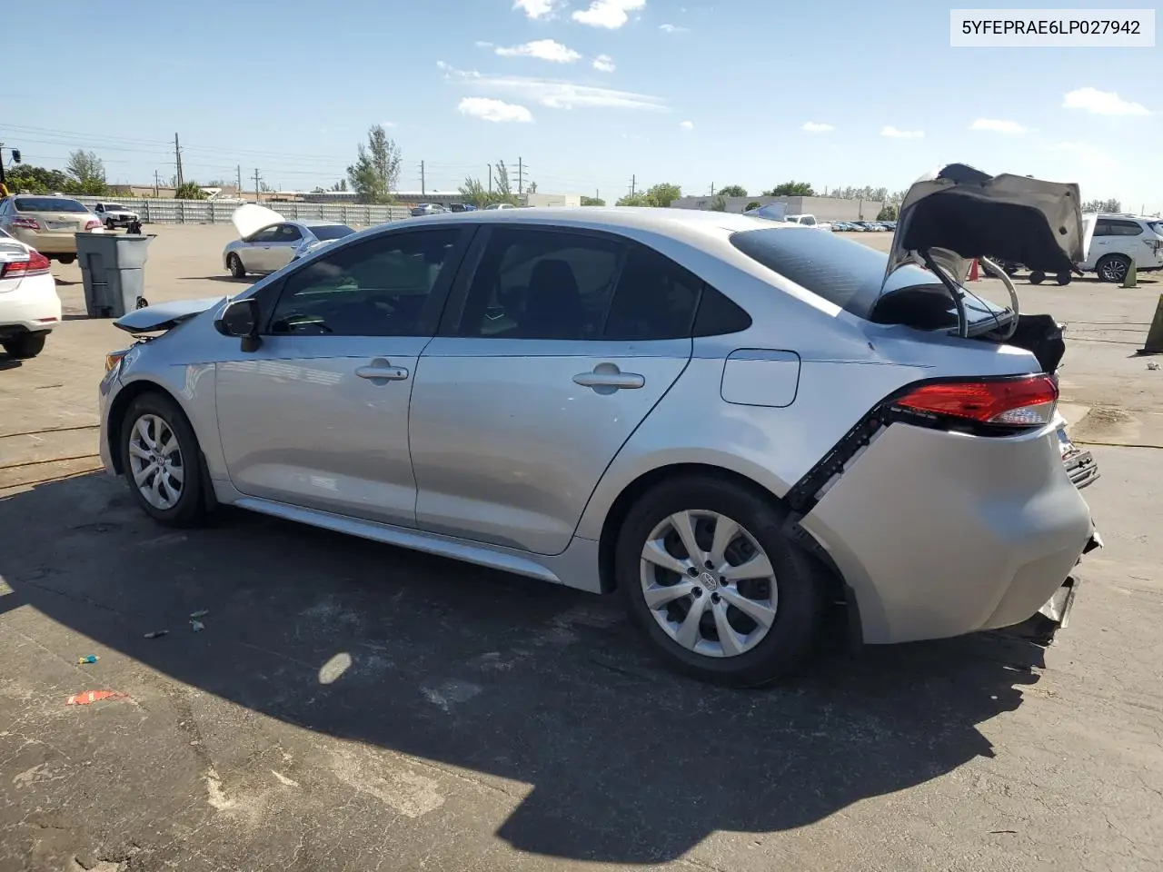 5YFEPRAE6LP027942 2020 Toyota Corolla Le